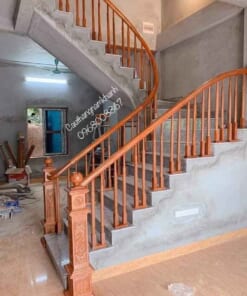 Mẫu cầu thang gỗ 01