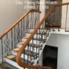 Mẫu cầu thang sắt quả gang