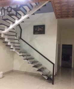 Mẫu cầu thang xương cá