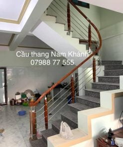Mẫu cầu thnag inox tay vịn nhựa