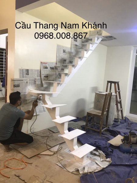Cầu thang xương cá giá rẻ